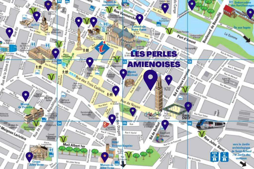 אמיינס Les Perles Amienoises✩Black Pearl☆Hyper Centre☆ מראה חיצוני תמונה